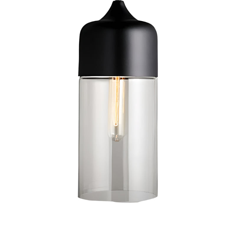 Serenitéa: Lampada a sospensione con batteria ricaricabile e design in vetro e metallo – per lounge e area lettura