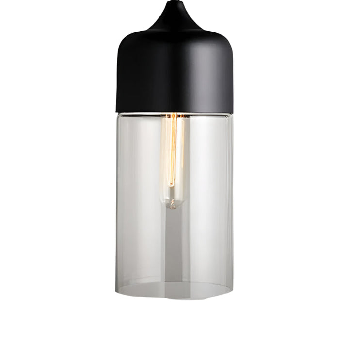 Serenitéa: Lampada a sospensione con batteria ricaricabile e design in vetro e metallo – per lounge e area lettura