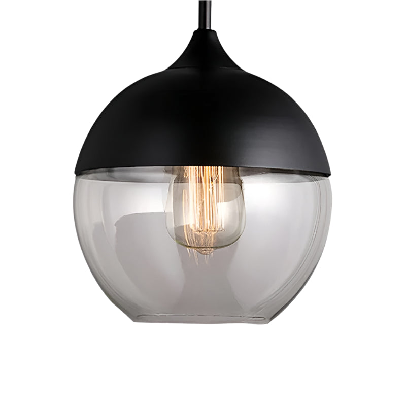 Serenitéa: Lampada a sospensione con batteria ricaricabile e design in vetro e metallo – per lounge e area lettura