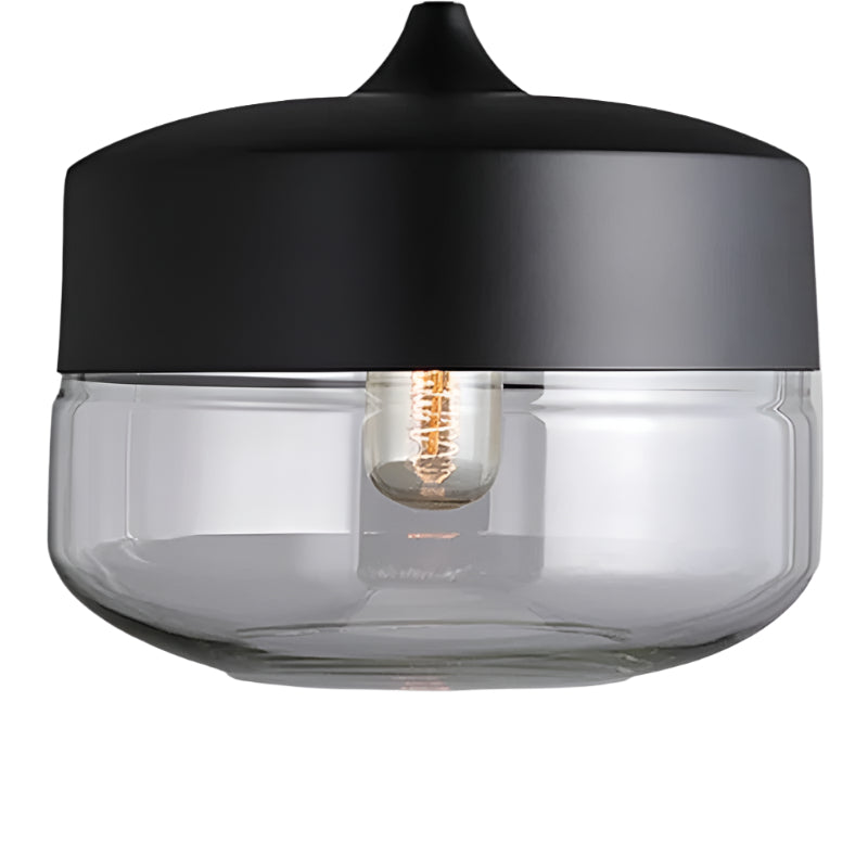 Serenitéa: Lampada a sospensione con batteria ricaricabile e design in vetro e metallo – per lounge e area lettura