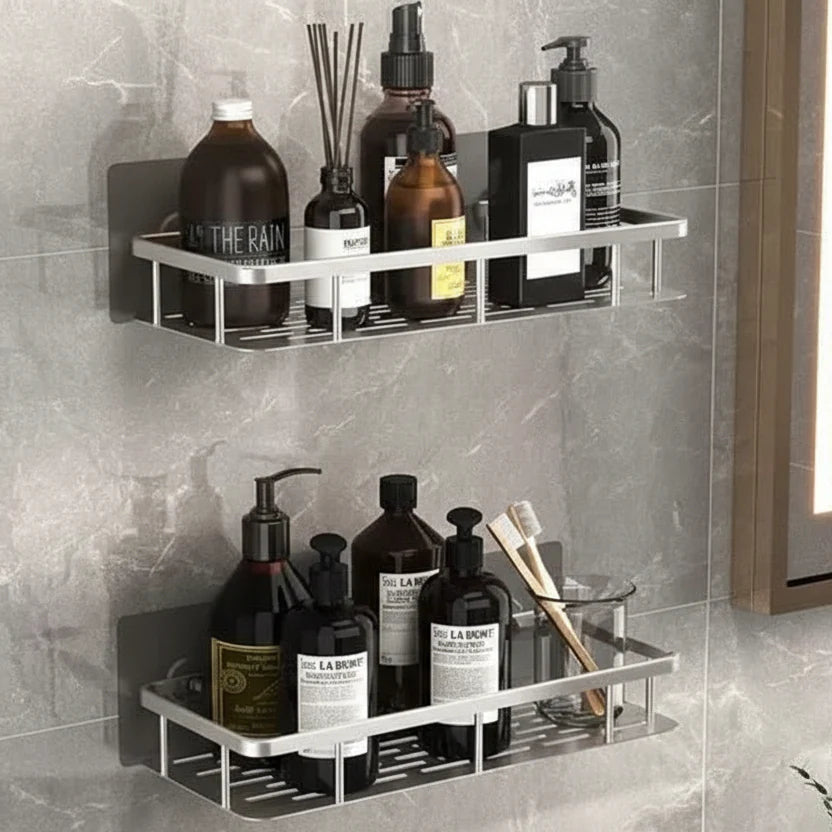 NORDICSHELF - Mensola Adesiva per il Bagno – Senza Trapano &amp; Elegante per Ogni Bagno
