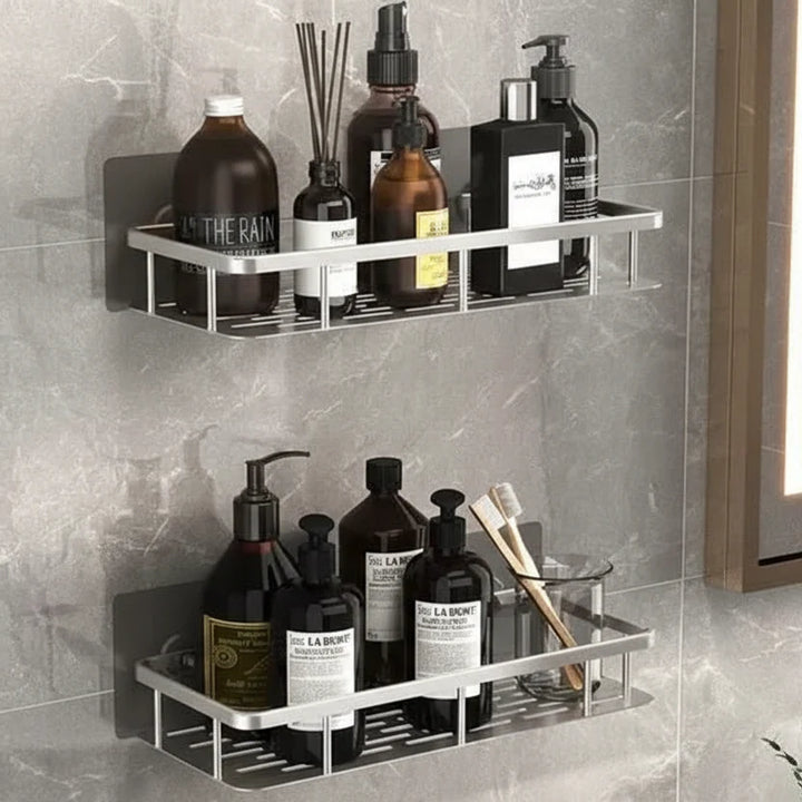 NORDICSHELF - Mensola Adesiva per il Bagno – Senza Trapano &amp; Elegante per Ogni Bagno