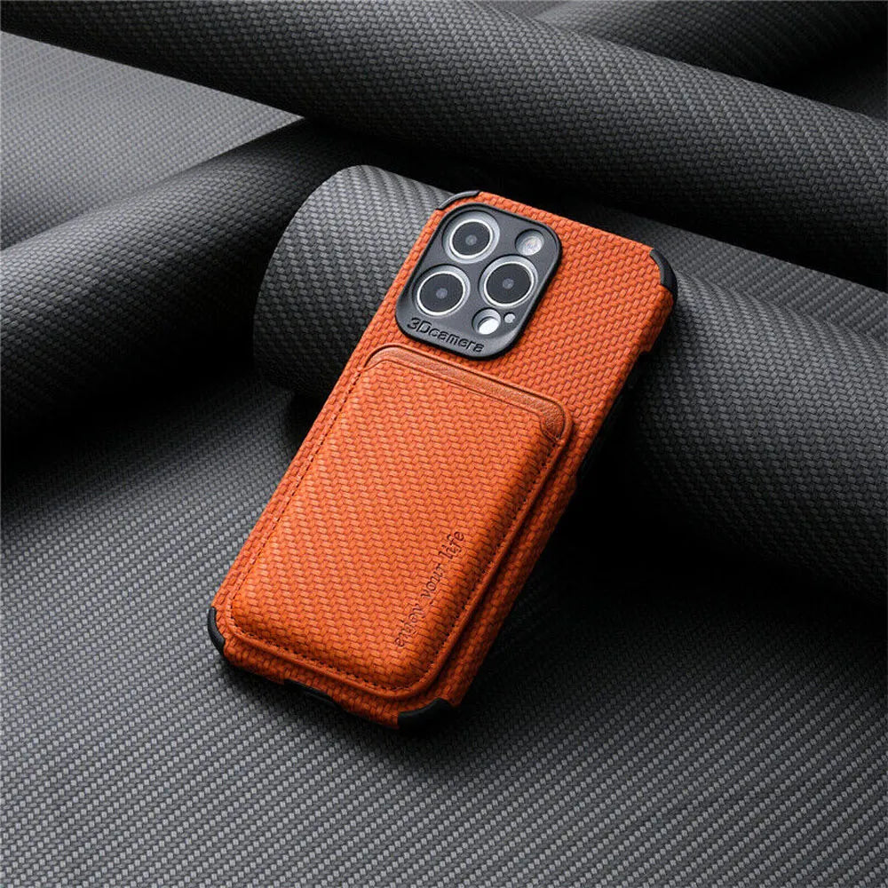 Fodera per Portafoglio MagSafe | Supporto Magnetico per Carte di iPhone | Design Sottile