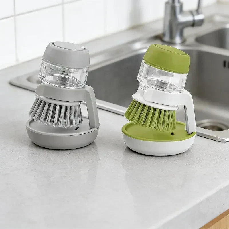 ScrubJet™ – Spazzola da Cucina con Distributore di Sapone Integrato