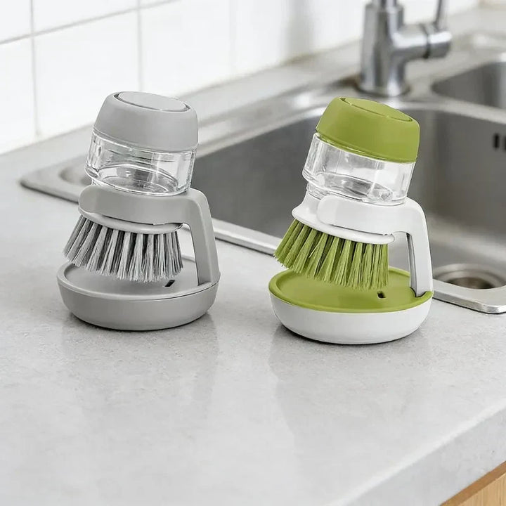 ScrubJet™ – Spazzola da Cucina con Distributore di Sapone Integrato