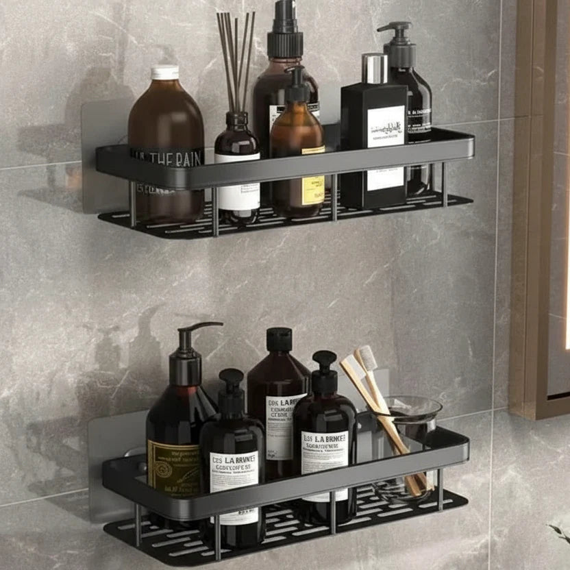 NORDICSHELF - Mensola Adesiva per il Bagno – Senza Trapano &amp; Elegante per Ogni Bagno