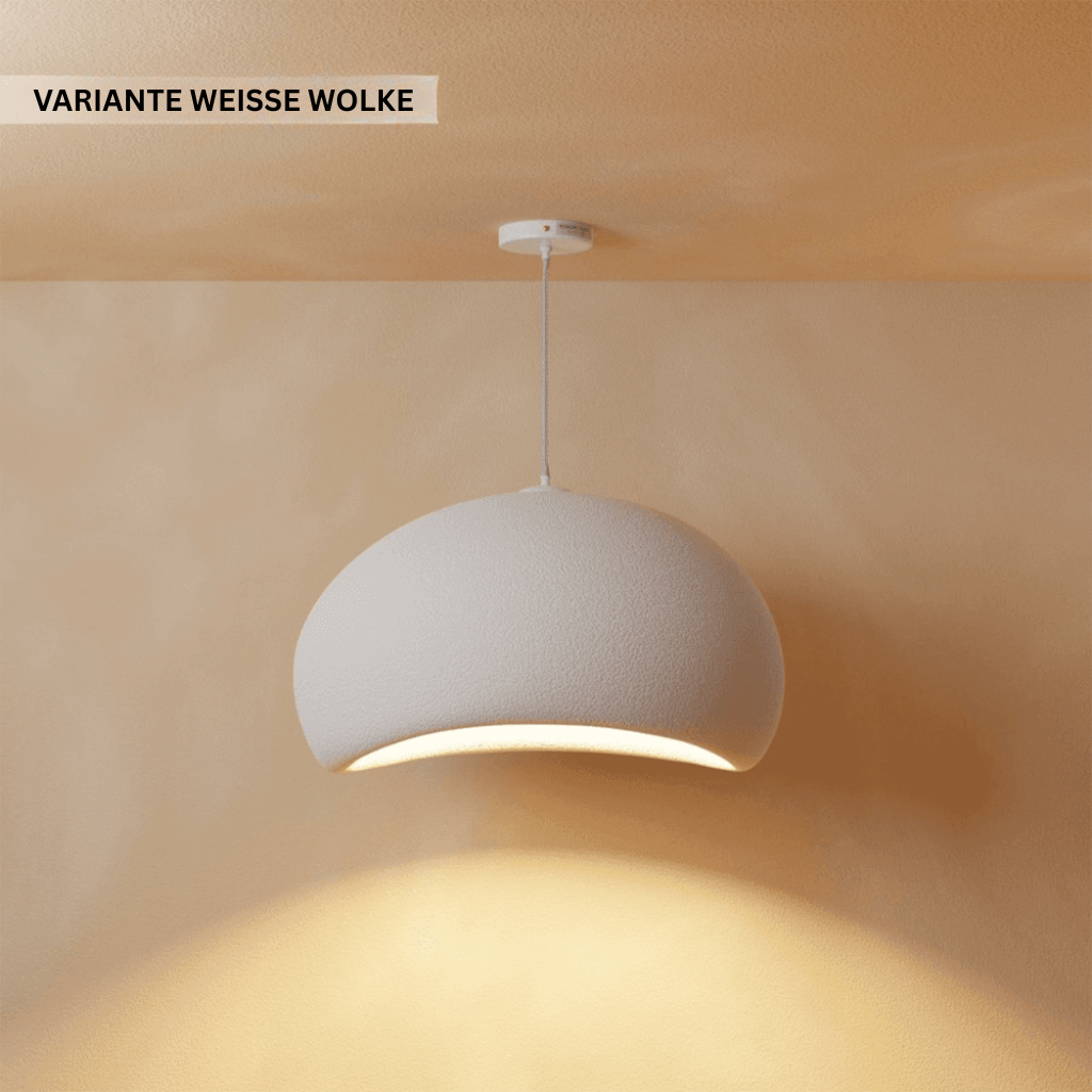 ShibuiLicht: Lampada a sospensione moderna fatta a mano design nuvola LED dimmerabile – per soggiorno e sala da pranzo
