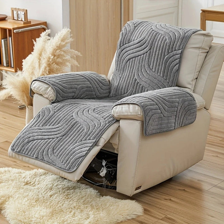 Copertura per Divano Recliner Antiscivolo Spessa Silven Plush