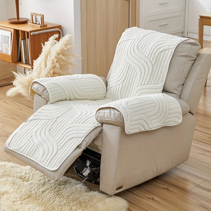 Copertura per Divano Recliner Antiscivolo Spessa Silven Plush
