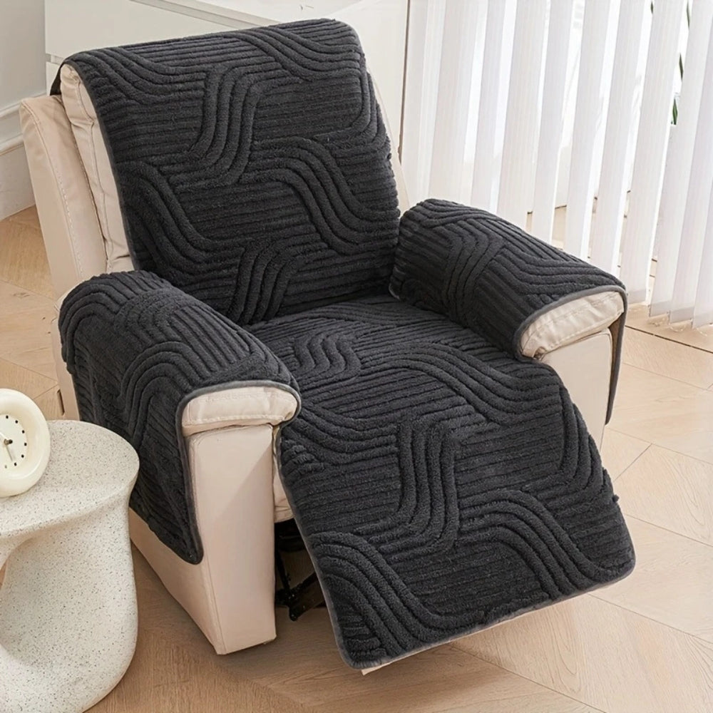 Copertura per Divano Recliner Antiscivolo Spessa Silven Plush