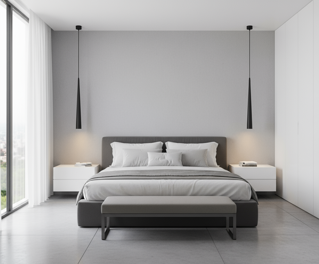 SilvoraBeam: Lampada a sospensione LED in alluminio dimmerabile – Design moderno per cucina e zona pranzo