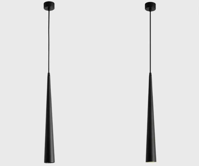 SilvoraBeam: Lampada a sospensione LED in alluminio dimmerabile – Design moderno per cucina e zona pranzo