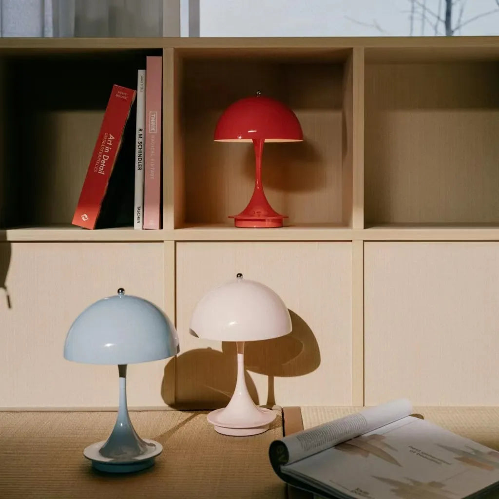 Skandilux: Lampada da Tavolo LED Moderna Senza Fili – Ricaricabile e Stilosa per Soggiorno e Camera da Letto