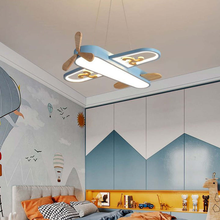 SkyFlyer: Lampada da soffitto a forma di aereo LED – Illuminazione creativa per la cameretta