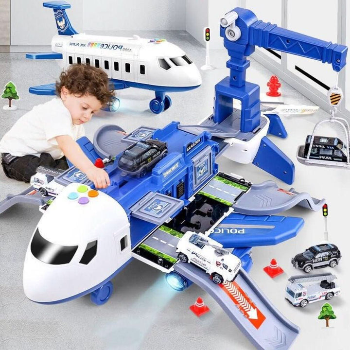 SKYQUEST – Set Avventura AirPlay con Aereo e Veicoli per Bambini Creativi