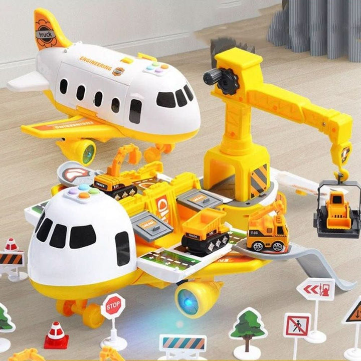 SKYQUEST – Set Avventura AirPlay con Aereo e Veicoli per Bambini Creativi
