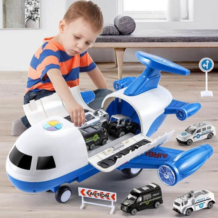 SKYQUEST – Set Avventura AirPlay con Aereo e Veicoli per Bambini Creativi