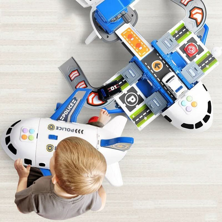 SKYQUEST – Set Avventura AirPlay con Aereo e Veicoli per Bambini Creativi