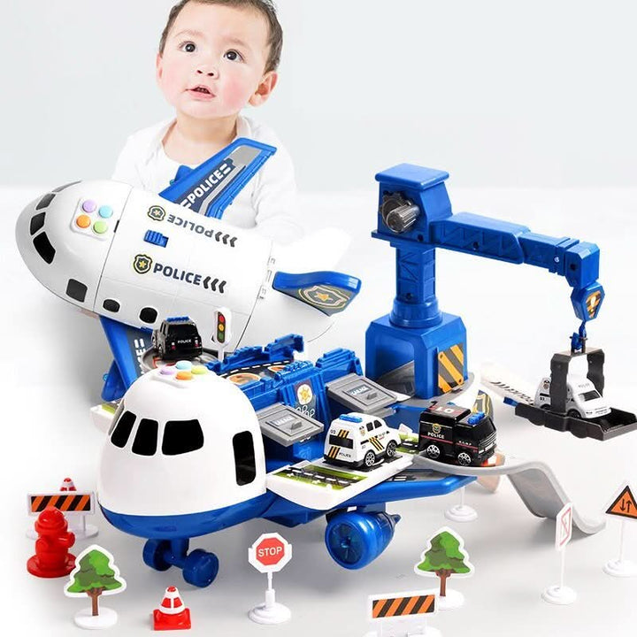 SKYQUEST – Set Avventura AirPlay con Aereo e Veicoli per Bambini Creativi