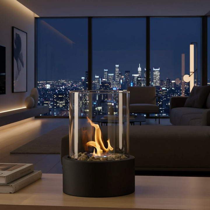 SLEEKFLAME – Camino da Tavolo Senza Fumi per Uso Interno ed Esterno Elegante