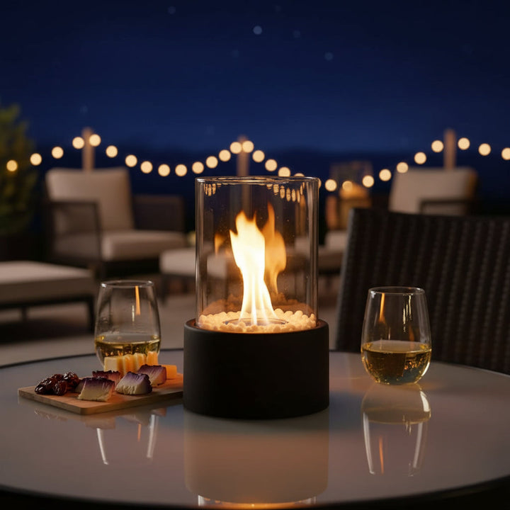 SLEEKFLAME – Camino da Tavolo Senza Fumi per Uso Interno ed Esterno Elegante