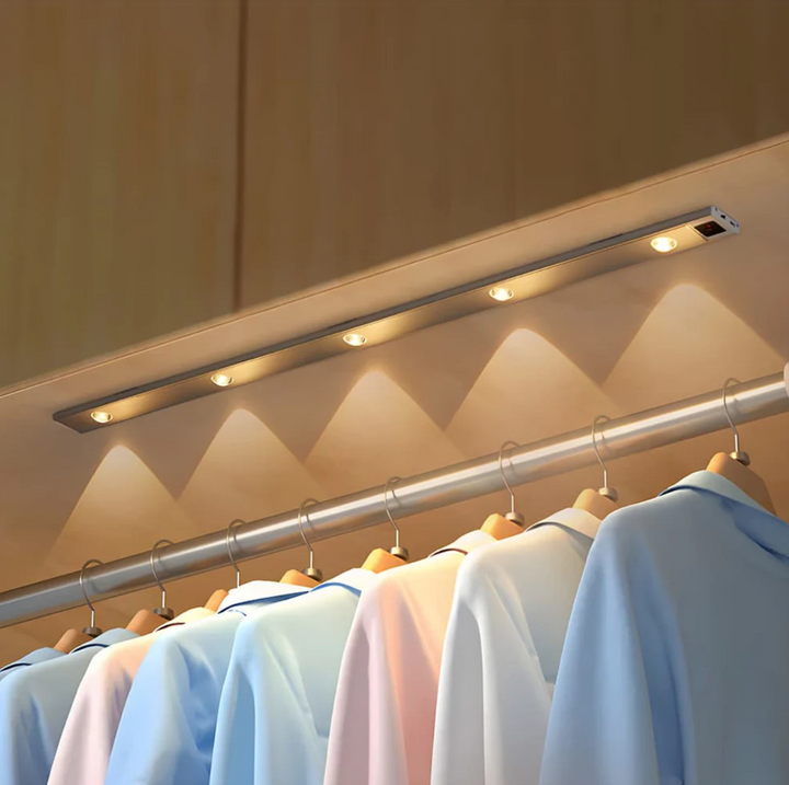 SmartWall: Lampada da parete LED ricaricabile con sensore di movimento e dimmer touch – per interni e scale