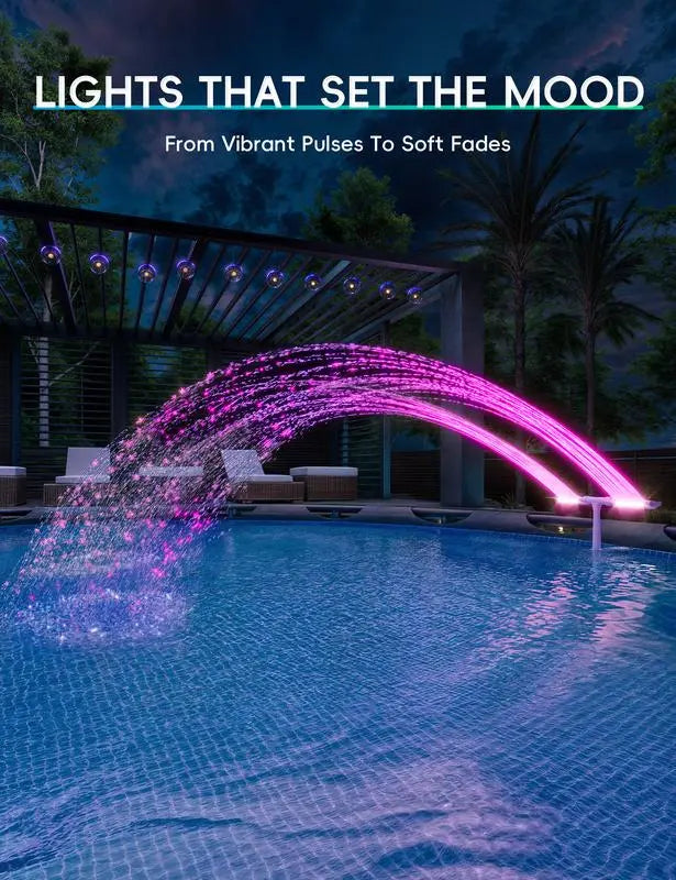 AquaGlow™ Fontaine de Tranquillité Solaire