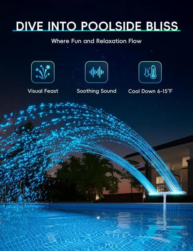 AquaGlow™ Fontaine de Tranquillité Solaire