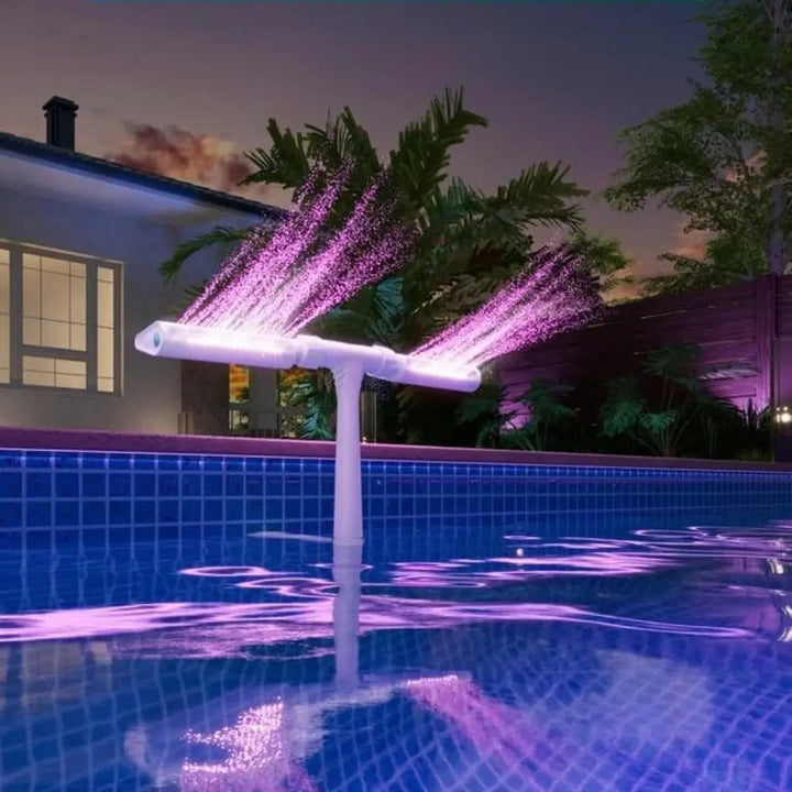 AquaGlow™ Fontaine de Tranquillité Solaire