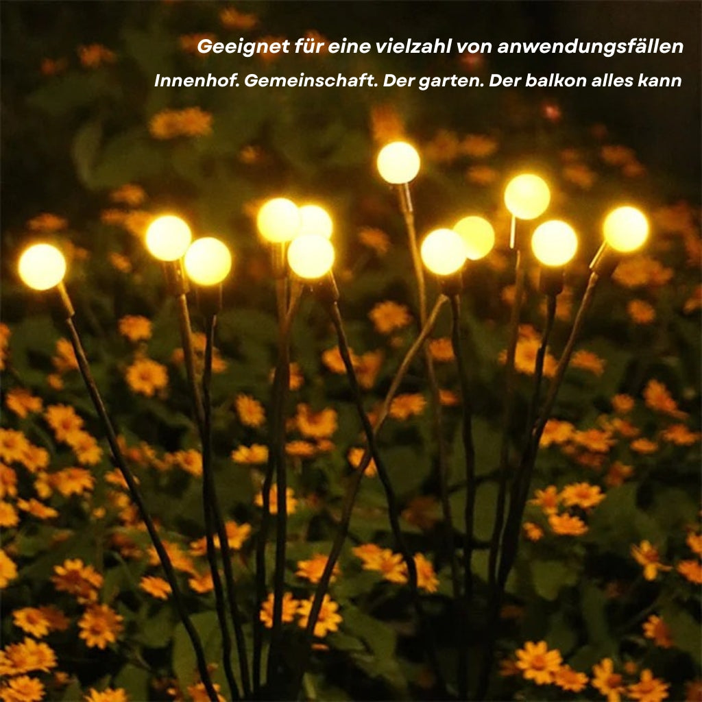 SolarGlow: Lampada da giardino a energia solare con lucciole, gioco di colori e lunga durata – per cortili e illuminazione esterna