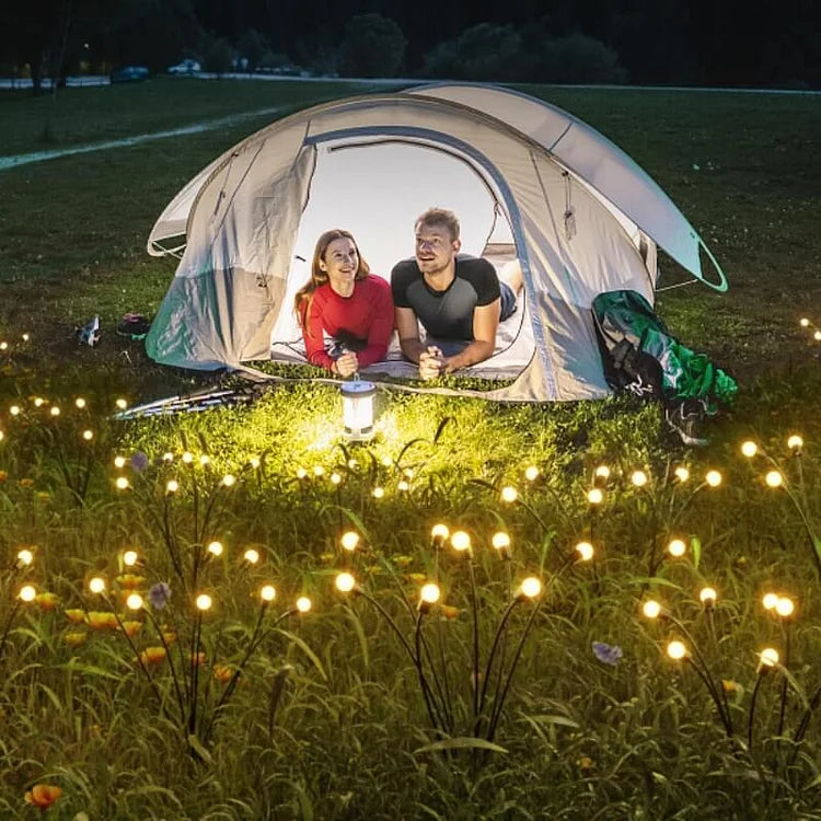 SolarGlow: Lampada da giardino a energia solare con lucciole, gioco di colori e lunga durata – per cortili e illuminazione esterna