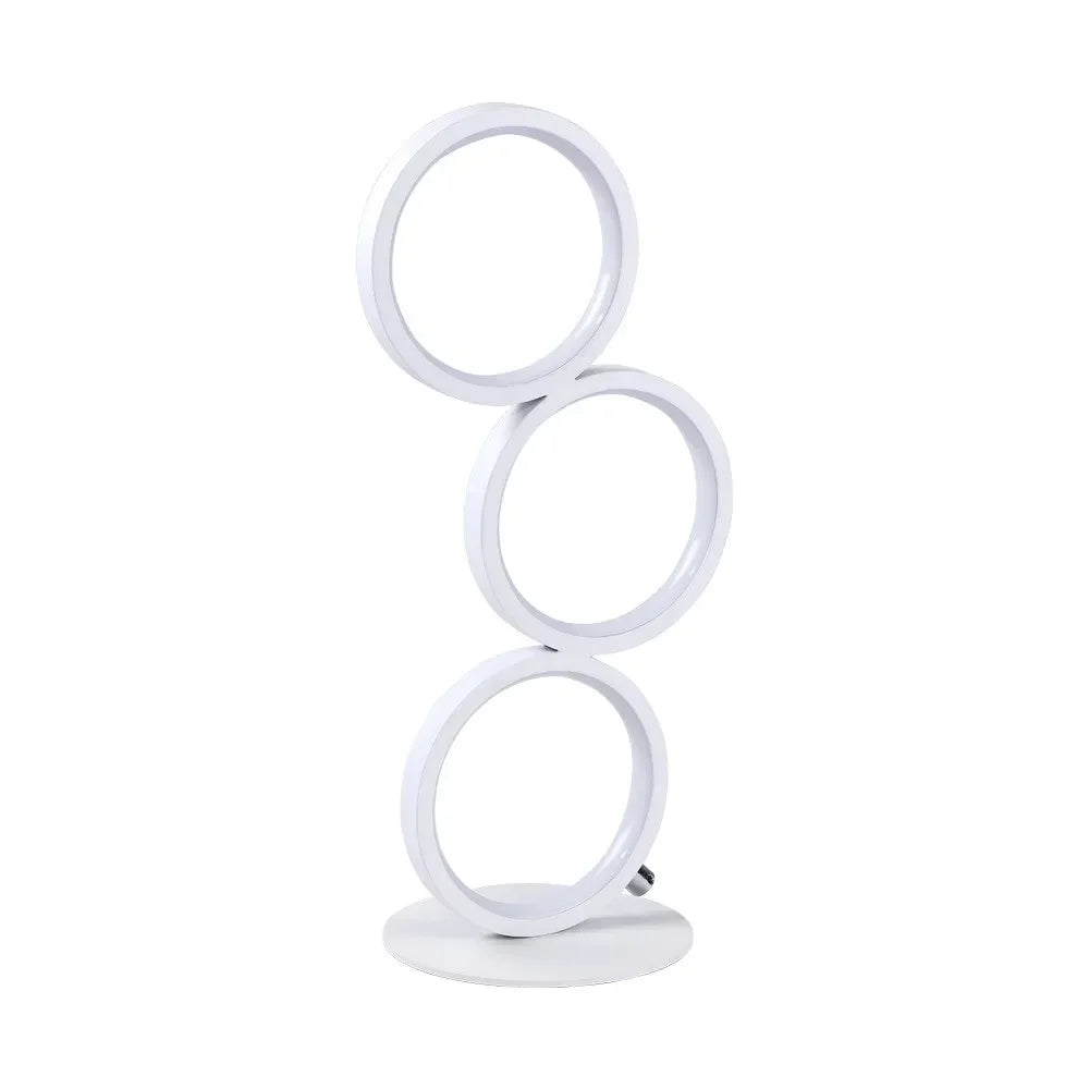 SolarisBeam: Lampada da tavolo LED moderna – Luce calda per soggiorno e ufficio