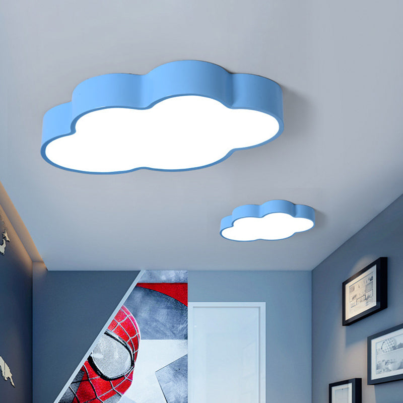Lampada da soffitto per bambini Solvia LED in acrilico – Luce soffusa per camerette e stanze da gioco