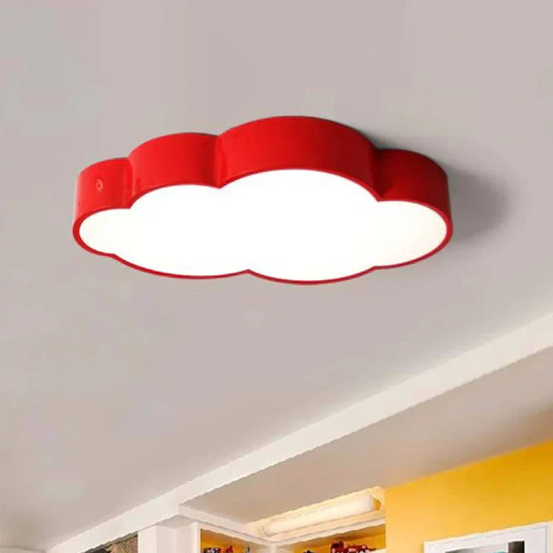 Lampada da soffitto per bambini Solvia LED in acrilico – Luce soffusa per camerette e stanze da gioco