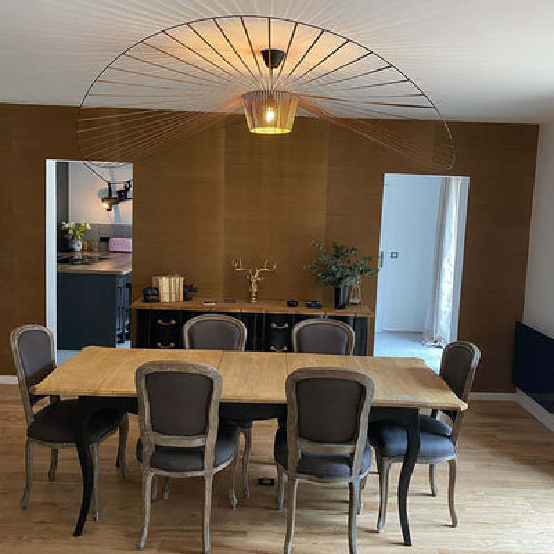 Solvra: Moderno lampadario a LED in metallo – per camere da letto e soggiorni