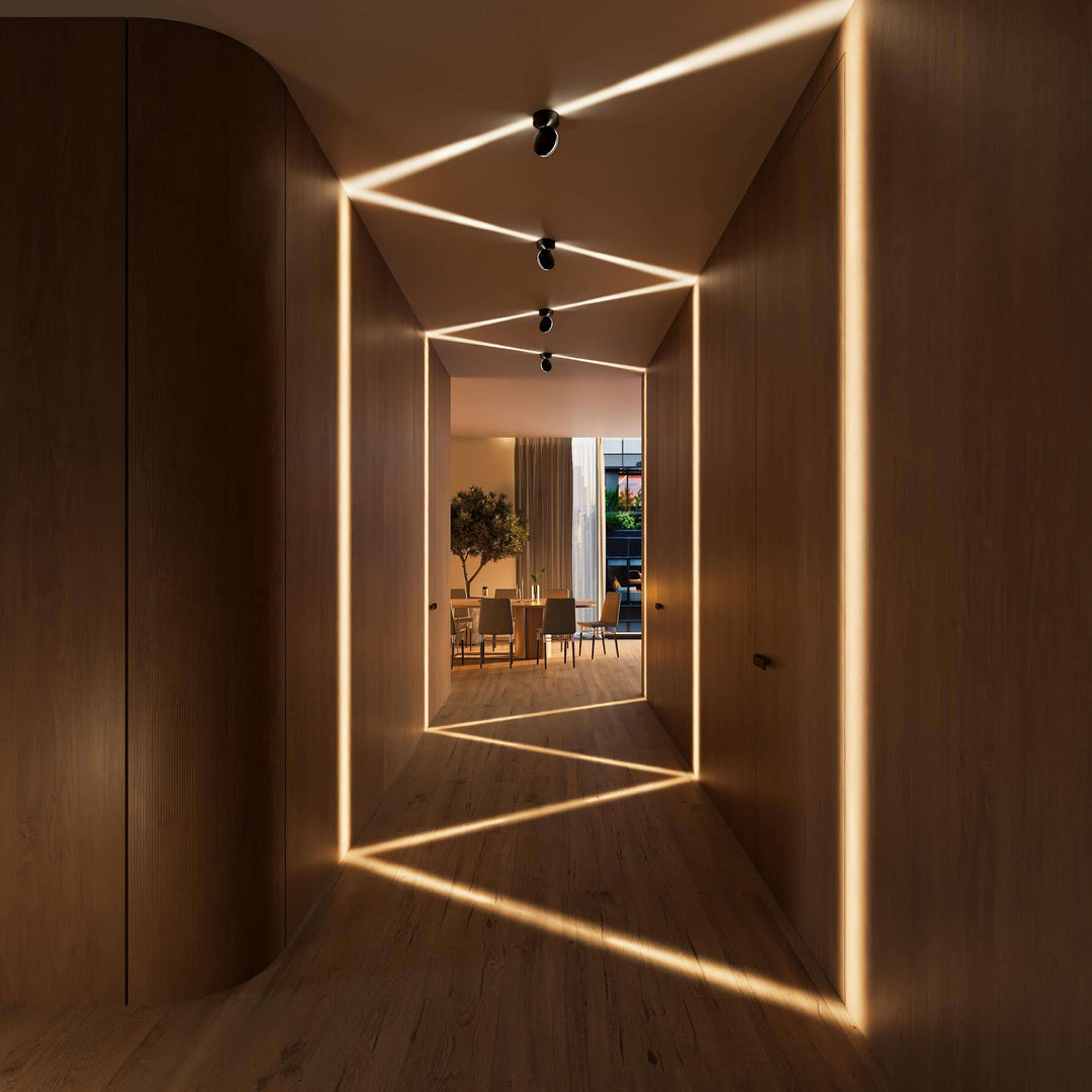 Applique da parete con funzione spot | Elemento luminoso rotante a 360° | Efficiente dal punto di vista energetico