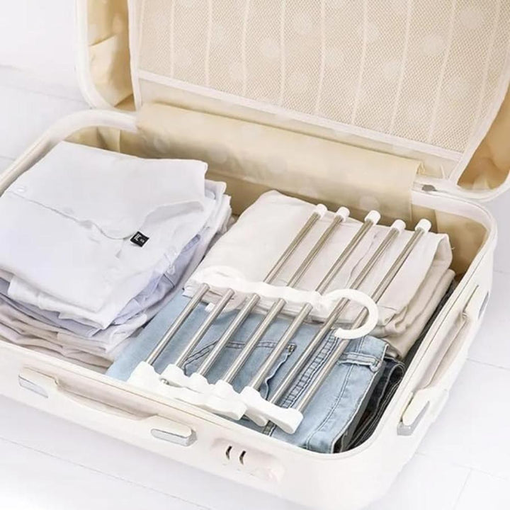 StahlLinie: Appendino per pantaloni con 5 barre – durevole, antiscivolo e perfetto per jeans, completi e pantaloni in tessuto