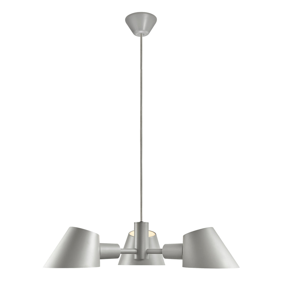 Lampada a sospensione Stay 3 Light, Grigia