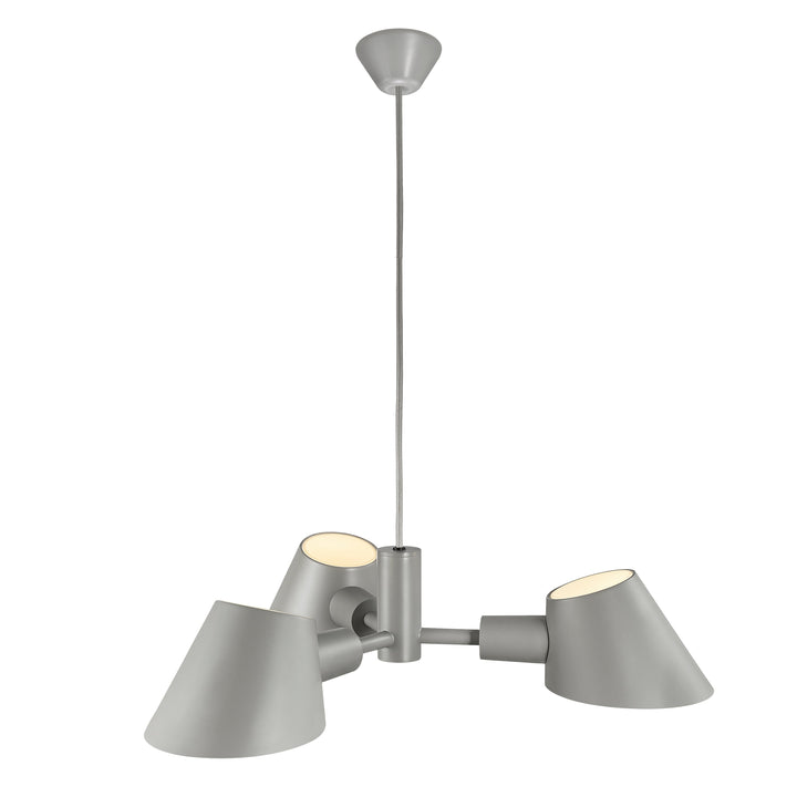Lampada a sospensione Stay 3 Light, Grigia