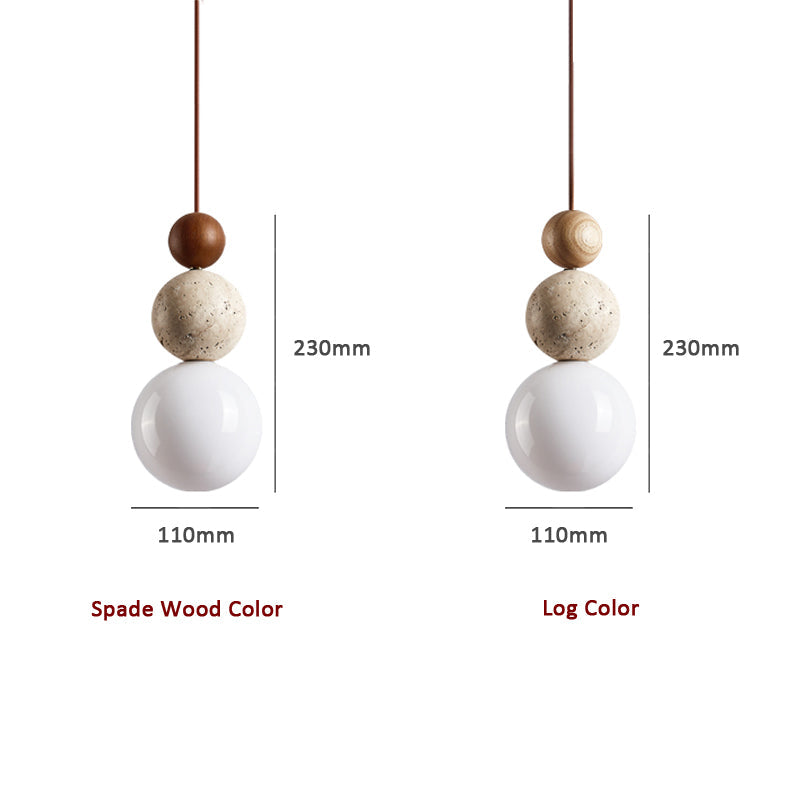 SteinAura: Lampada a sospensione in travertino naturale – Design moderno per sala da pranzo e soggiorno