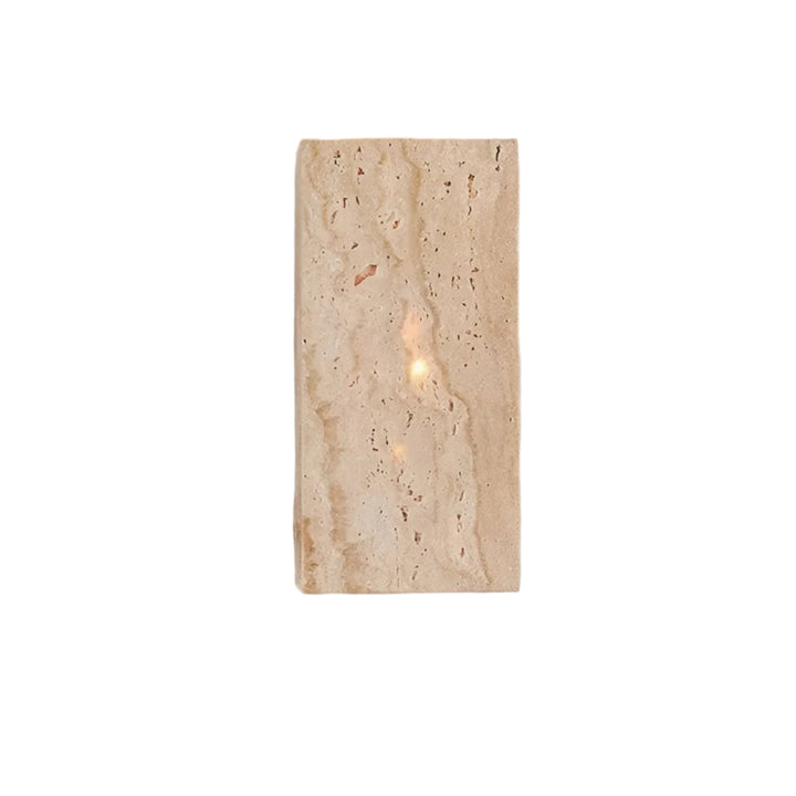 SteinLume: Applique in Travertino – Lampada a LED moderna per interni ed esterni