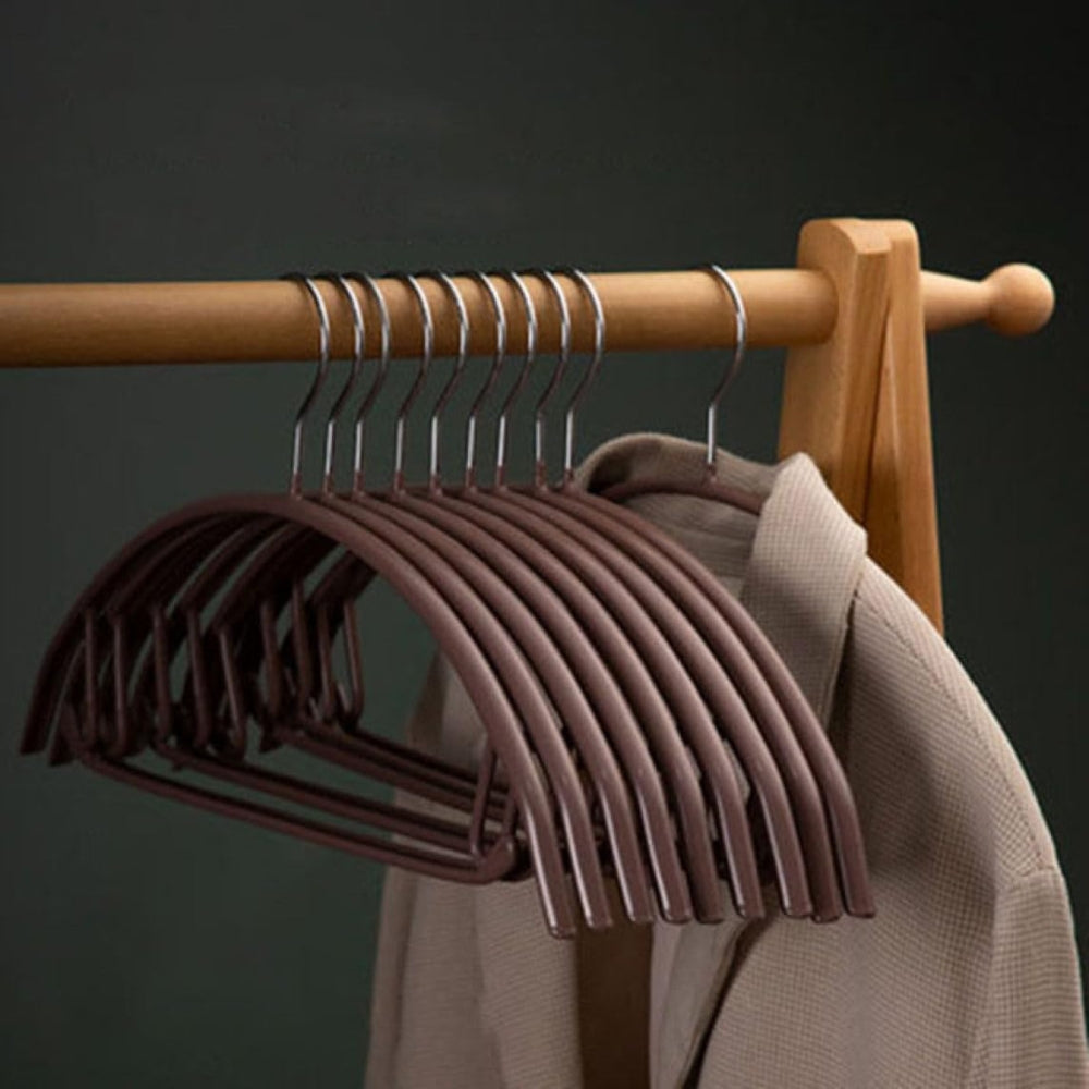 StilKurve: Grucce con design ergonomico – durevoli, antiscivolo e versatili per giacche, bluse e vestiti (confezione da 10)