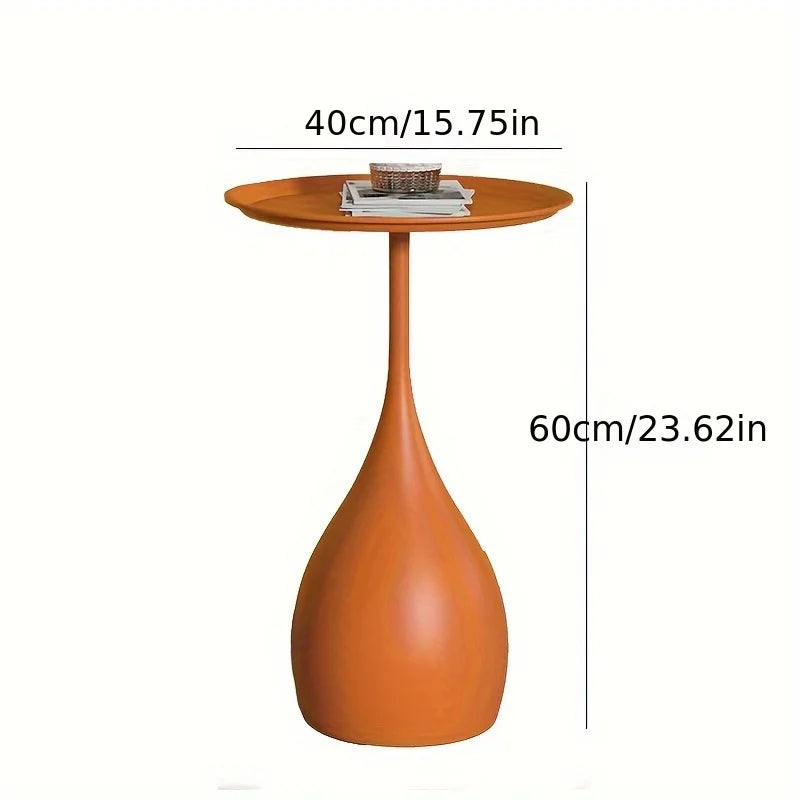 Stilsphäre: Tavolino rotondo in metallo mobile e decorativo – per divano e comodino
