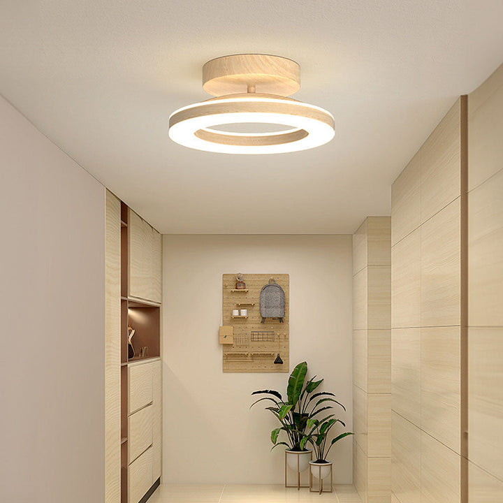 StrahlAcryl: Lampada da soffitto LED rotonda in acrilico – luminosa e facile da pulire per corridoi e camere da letto