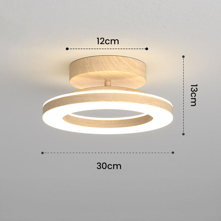 StrahlAcryl: Lampada da soffitto LED rotonda in acrilico – luminosa e facile da pulire per corridoi e camere da letto