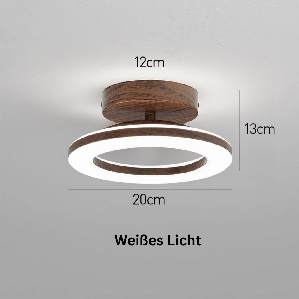 StrahlAcryl: Lampada da soffitto LED rotonda in acrilico – luminosa e facile da pulire per corridoi e camere da letto
