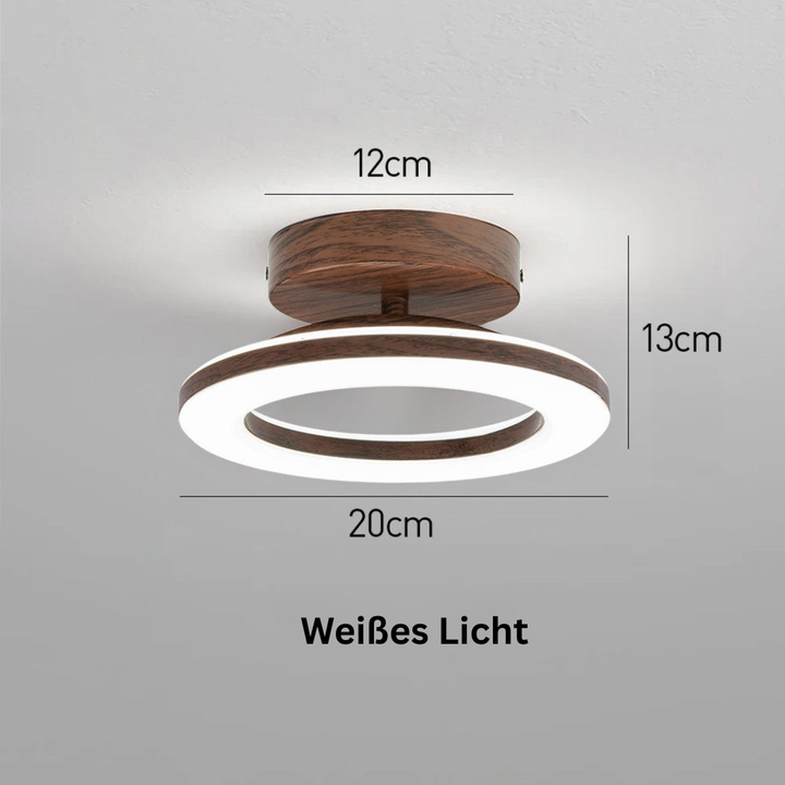 StrahlAcryl: Lampada da soffitto LED rotonda in acrilico – luminosa e facile da pulire per corridoi e camere da letto