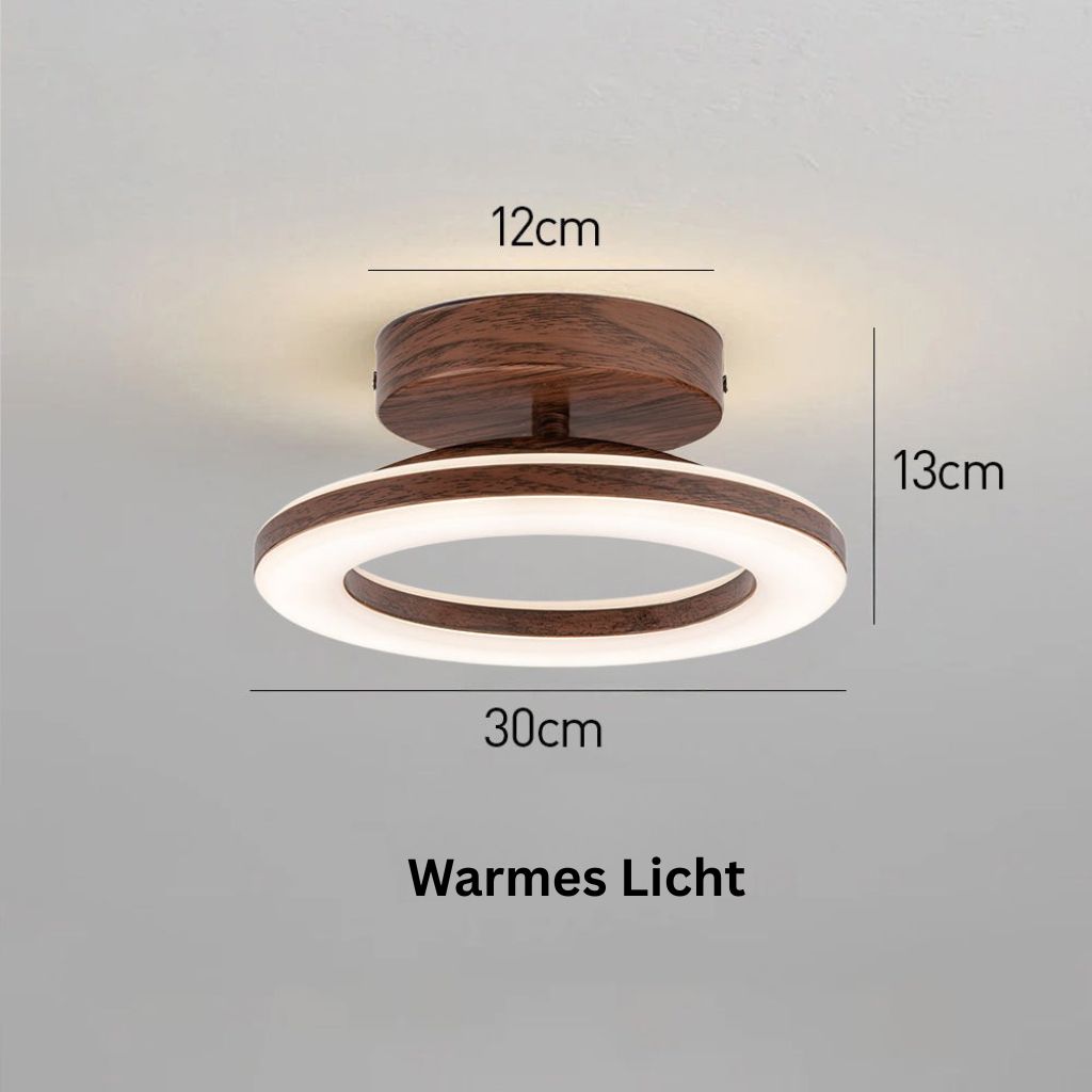 StrahlAcryl: Lampada da soffitto LED rotonda in acrilico – luminosa e facile da pulire per corridoi e camere da letto