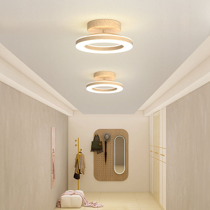 StrahlAcryl: Lampada da soffitto LED rotonda in acrilico – luminosa e facile da pulire per corridoi e camere da letto