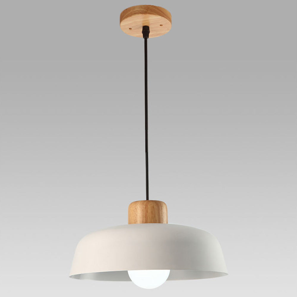 StrahlHolz: Lampada a sospensione creativa in legno scandinavo – decorativa e senza tempo per sala da pranzo e soggiorno